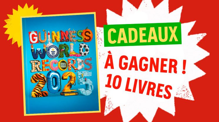 Bravo, vous avez été très nombreux à participer au concours J’aime lire Max/Guinness World Records 2025 proposé dans J’aime lire Max de décembre 2024. Voici les 10 gagnant(e)s sélectionnés, ils recevront chacun un exemplaire du livre Guinness World Records édition 2025.